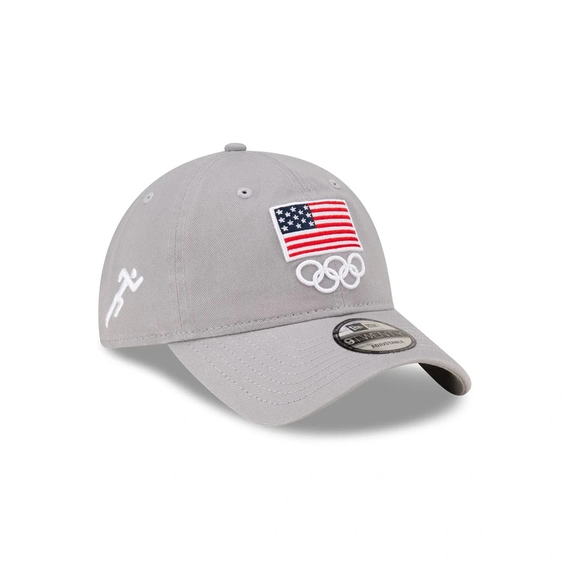 Team USA Track & Field Gray 9TWENTY Adjustable Hat