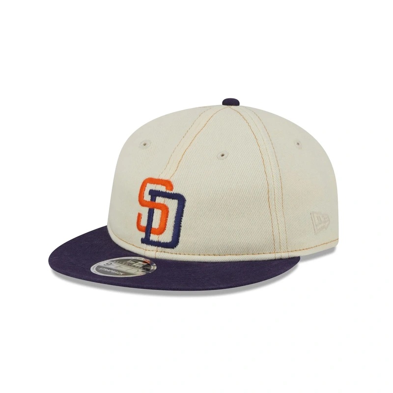 San Diego Padres Chrome Denim Retro Crown 9FIFTY Adjustable Hat