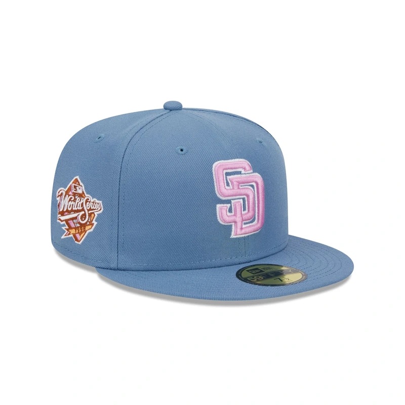 San Diego Padres Color Pack Faded Blue 59FIFTY Fitted Hat
