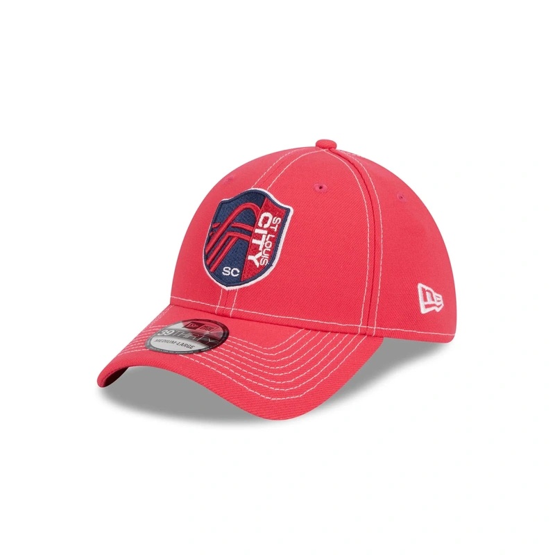 St. Louis City SC Pink 39THIRTY Stretch Fit Hat