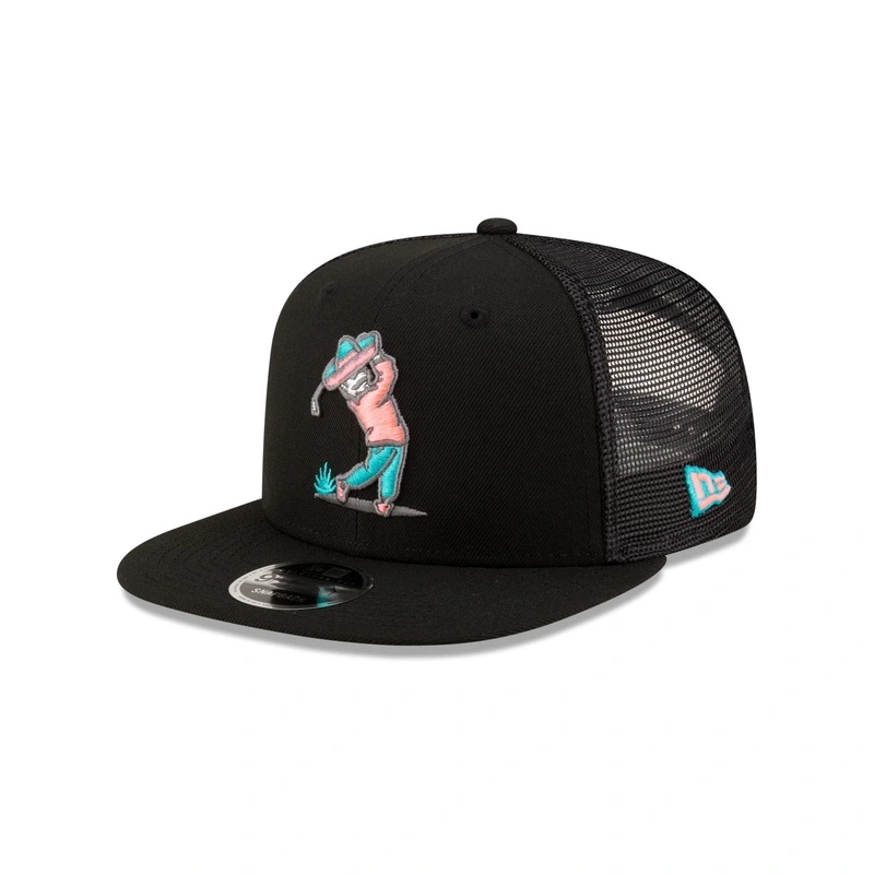 Almigos X New Era Swingin Bandito Black 9FIFTY Original Fit Trucker