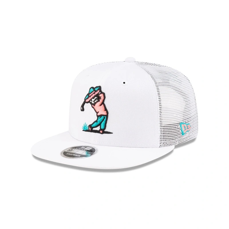 Almigos X New Era Swingin Bandito White 9FIFTY Original Fit Trucker