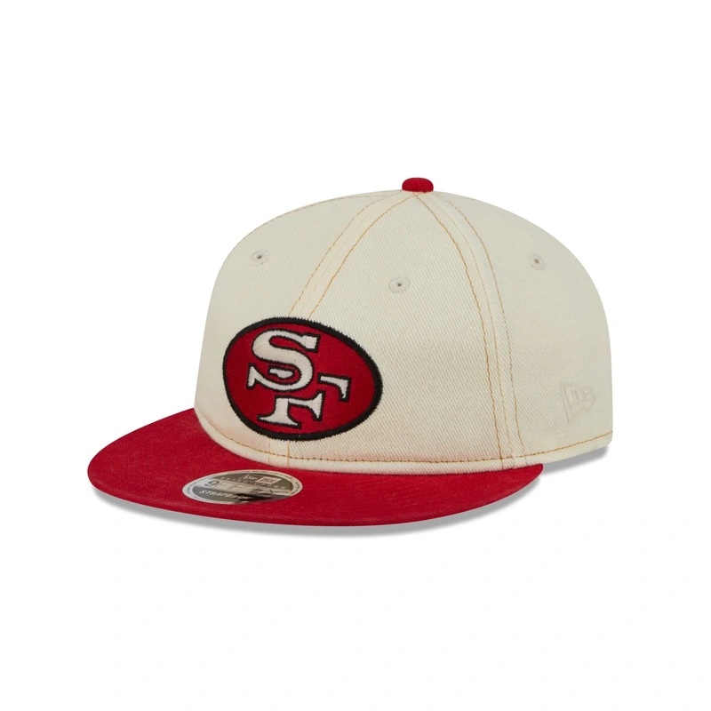 San Francisco 49ers Chrome Denim Retro Crown 9FIFTY Adjustable Hat