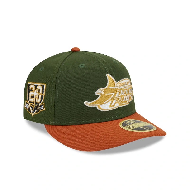 Tampa Bay Rays Scarlet Low Profile 59FIFTY Fitted Hat