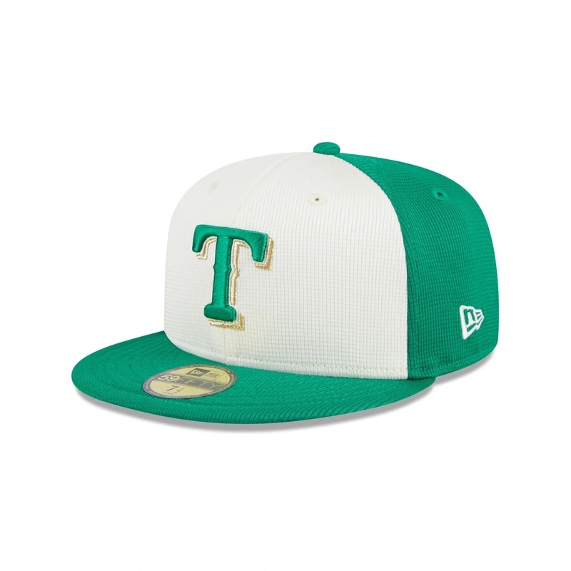 Texas Rangers St. Patricks Day 2024 59FIFTY Fitted Hat