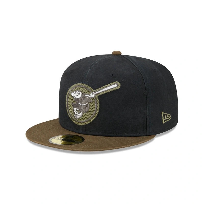 San Diego Padres Quilted Logo 59FIFTY Fitted Hat