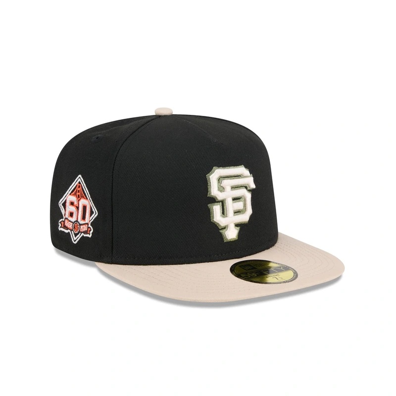 San Francisco Giants Canvas 59FIFTY A-Frame Fitted Hat