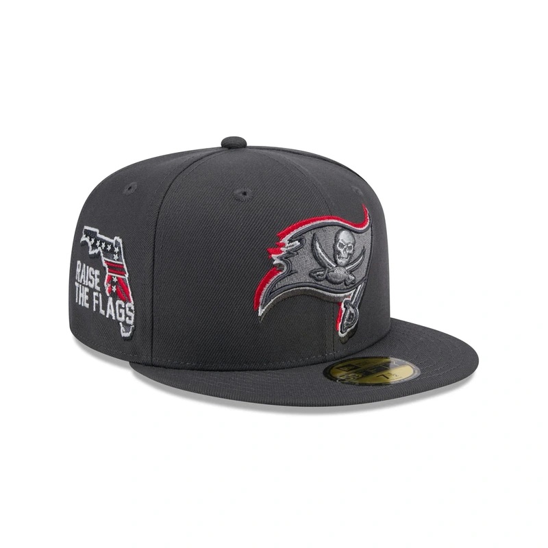 Tampa Bay Buccaneers 2024 Draft Gray 59FIFTY Fitted Hat