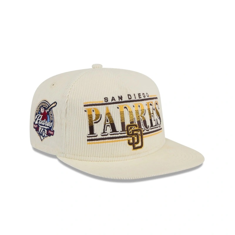 San Diego Padres Throwback Corduroy Golfer Hat