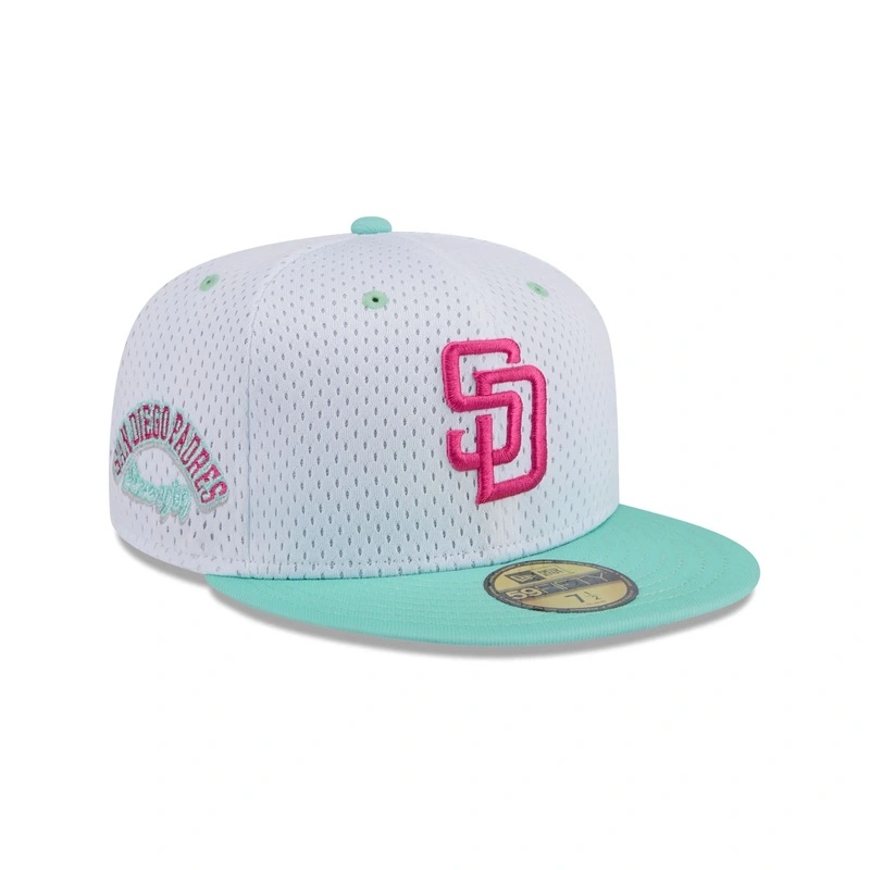 San Diego Padres Throwback Mesh 59FIFTY Fitted Hat