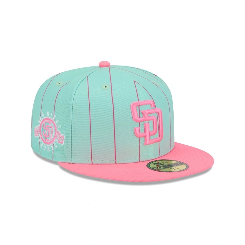 San Diego Padres Throwback Pinstripe 59FIFTY Fitted Hat