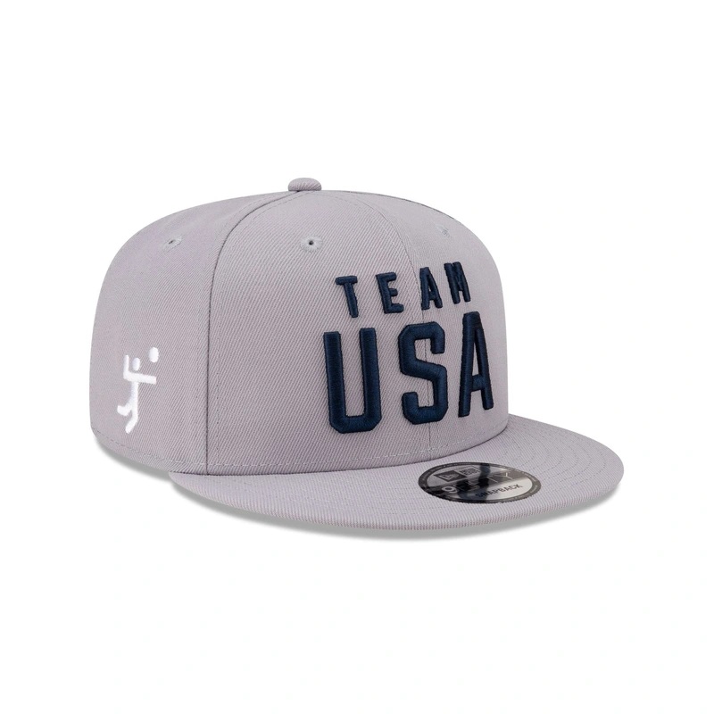Team USA Volleyball Gray 9FIFTY Snapback Hat