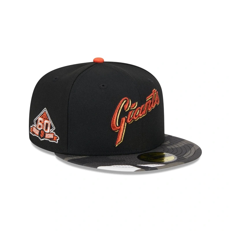 San Francisco Giants Metallic Camo 59FIFTY Fitted Hat