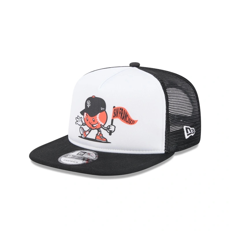San Francisco Giants Court Sport 9FIFTY A-Frame Trucker Hat