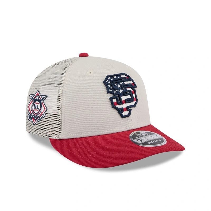 San Francisco Giants Independence Day 2024 Low Profile 9FIFTY Trucker