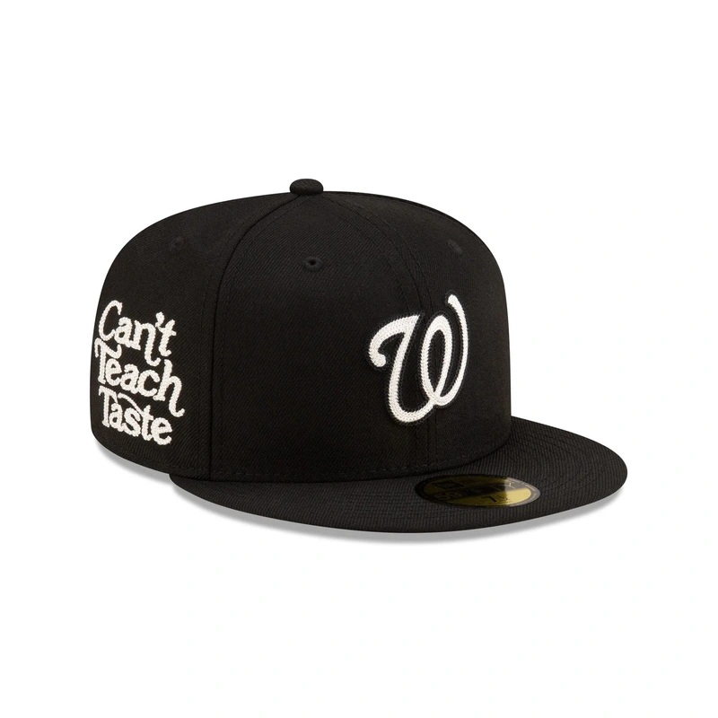 Washington Nationals Cant Teach Taste Black 59FIFTY Fitted