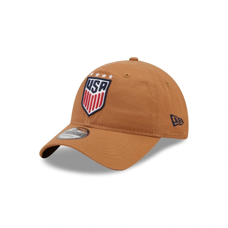 US Soccer Brown 9TWENTY Adjustable Hat