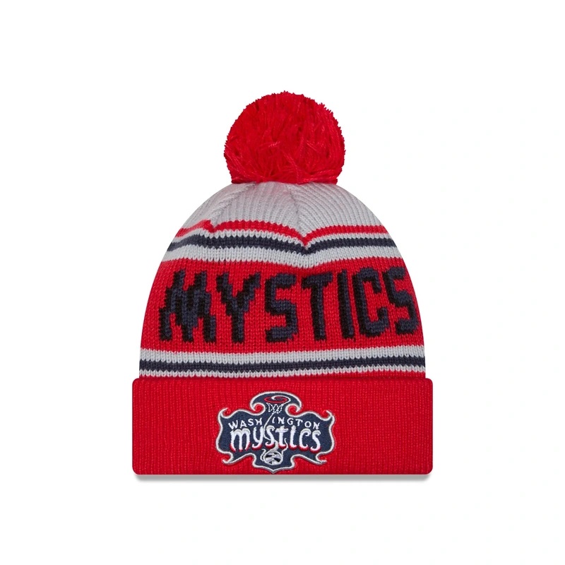 Washington Mystics 2024 Team Pom Knit Hat
