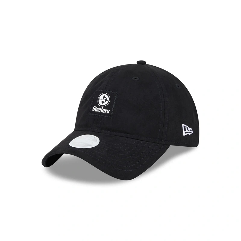 Pittsburgh Steelers Suede Patch Womens 9TWENTY Adjustable Hat