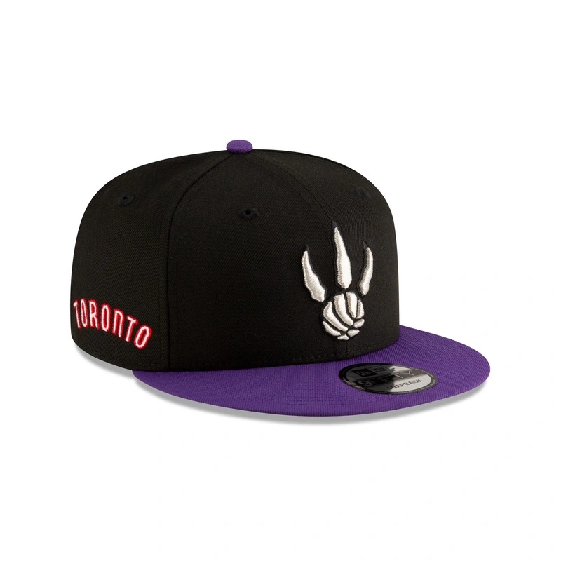 Toronto Raptors Classic Edition Black 9FIFTY Snapback Hat