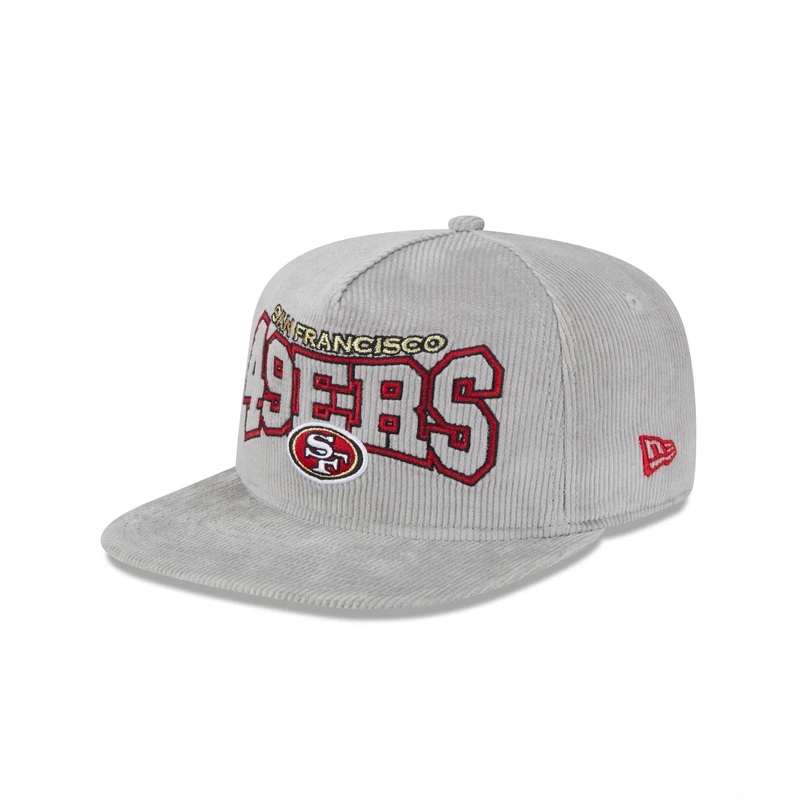 San Francisco 49ers Gray Cord Golfer Hat