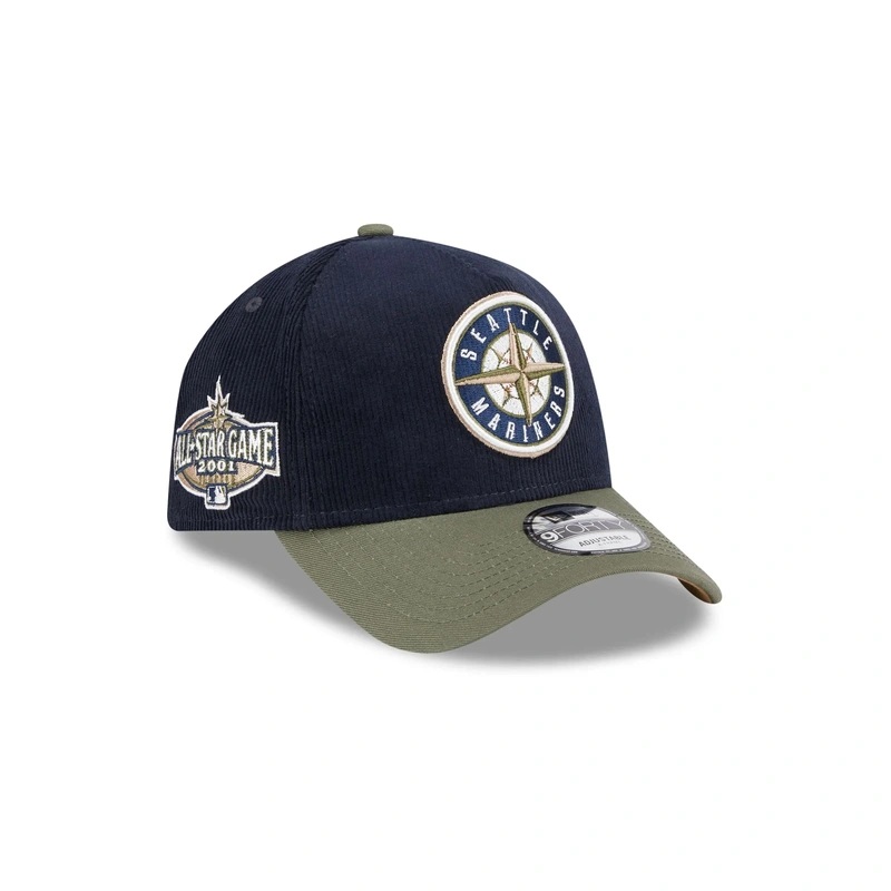 Seattle Mariners Navy 9FORTY A-Frame Snapback Hat