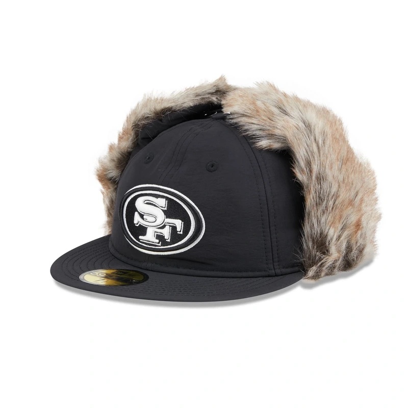 San Francisco 49ers Winter Dog Ear Retro Crown 59FIFTY Fitted Hat