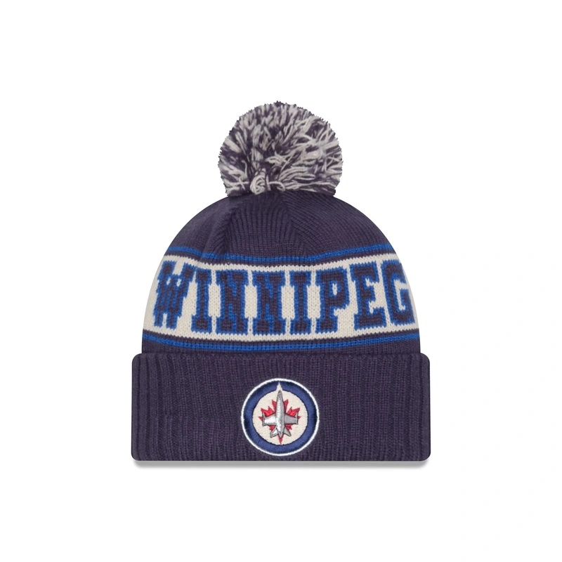Winnipeg Jets Retro Pom Knit Hat