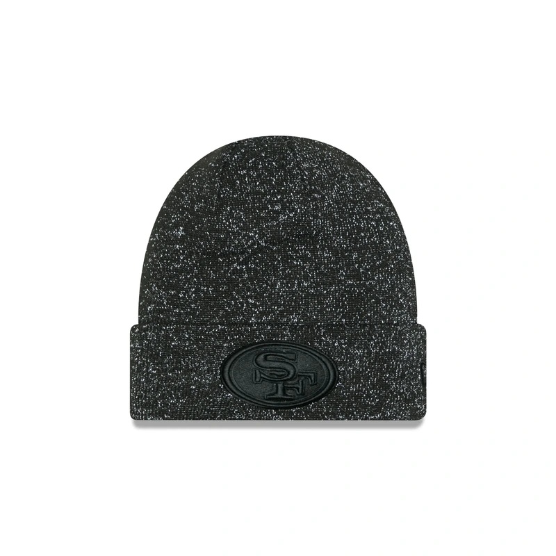 San Francisco 49ers Reflective Black Knit Beanie