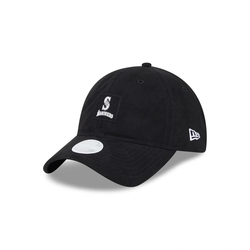 Seattle Mariners Suede Patch Womens 9TWENTY Adjustable Hat
