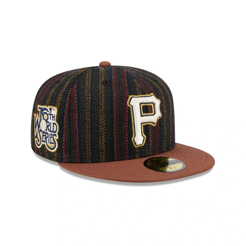 Pittsburgh Pirates Vintage Herringbone 59FIFTY Fitted Hat