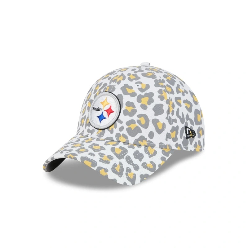 Pittsburgh Steelers Active Animal Print Womens 9TWENTY Adjustable Hat