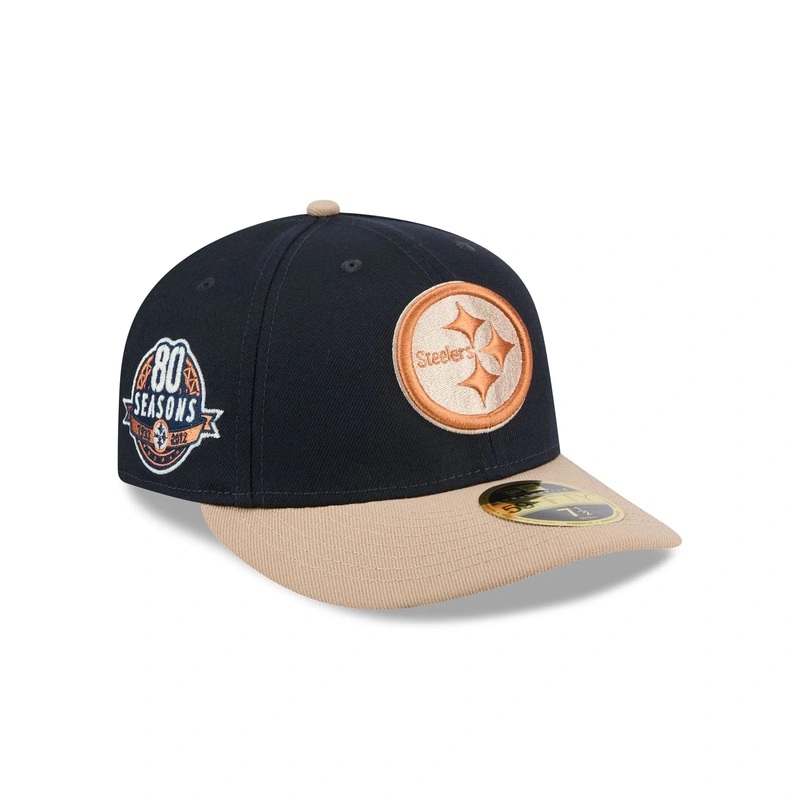 Pittsburgh Steelers Blue Ivory Low Profile 59FIFTY Fitted Hat