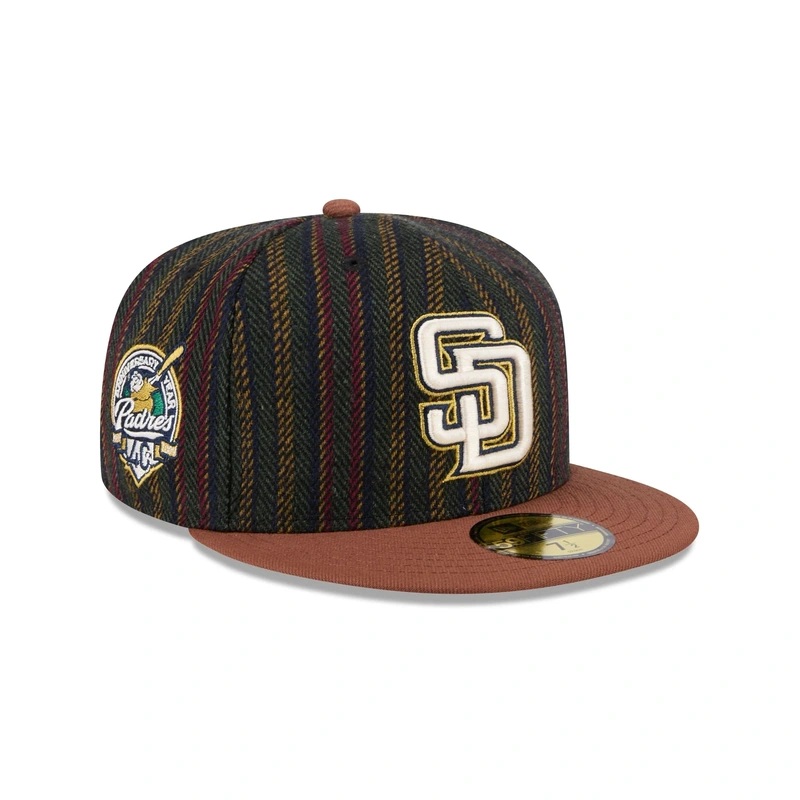 San Diego Padres Vintage Herringbone 59FIFTY Fitted Hat