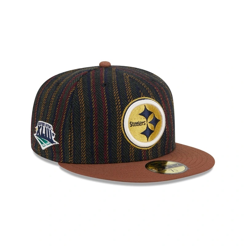 Pittsburgh Steelers Vintage Herringbone 59FIFTY Fitted Hat