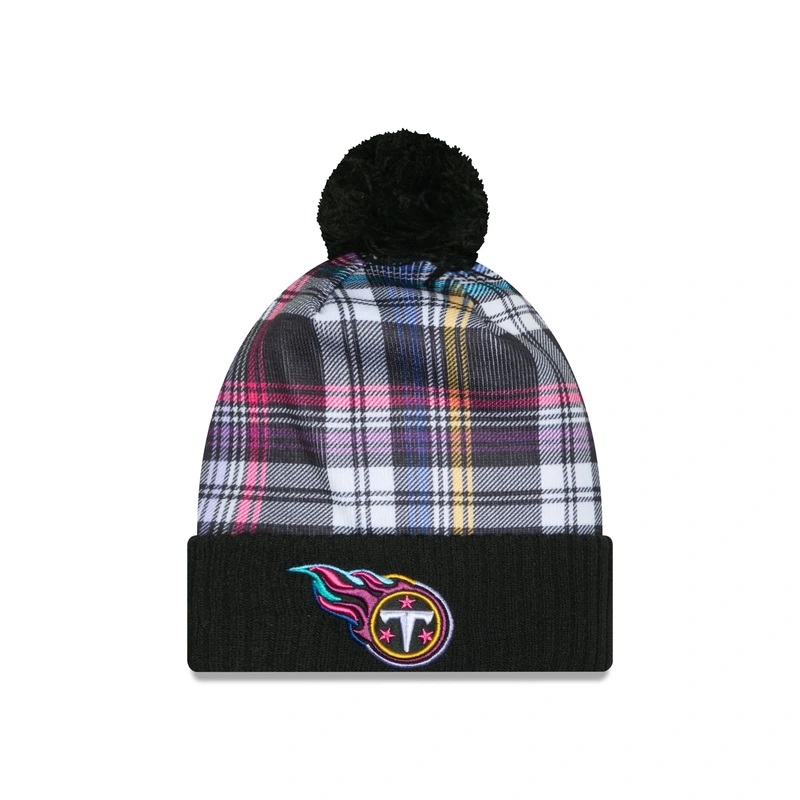 Tennessee Titans 2024 Crucial Catch Sport Pom Knit Hat