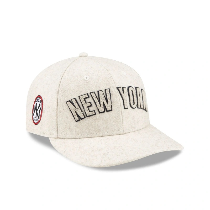 AC Milan x New York Yankees Cream Twill Low Profile 9FIFTY Adjustable