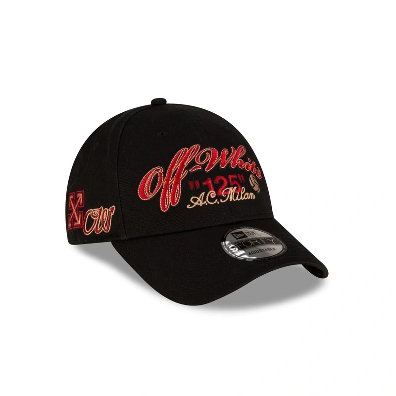 AC Milan x Off-White Twill 9FORTY Adjustable Hat