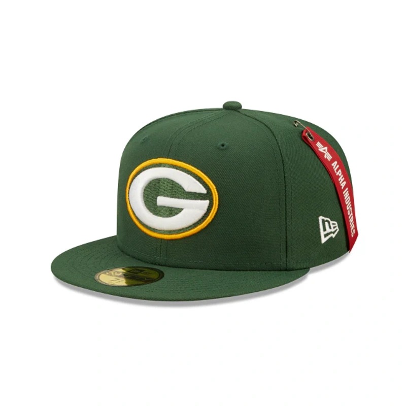 Alpha Industries X Green Bay Packers 59FIFTY Fitted Hat