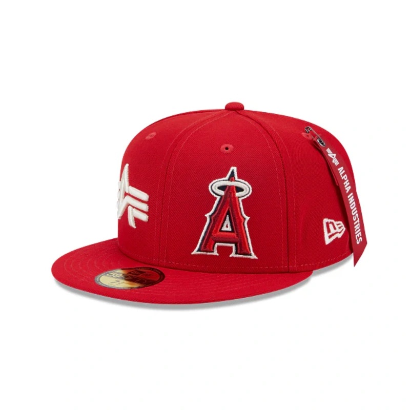 Alpha Industries X Los Angeles Angels Dual Logo 59FIFTY Fitted Hat