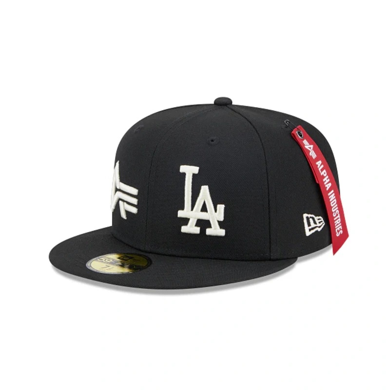 Alpha Industries X Los Angeles Dodgers Dual Logo 59FIFTY Fitted Hat