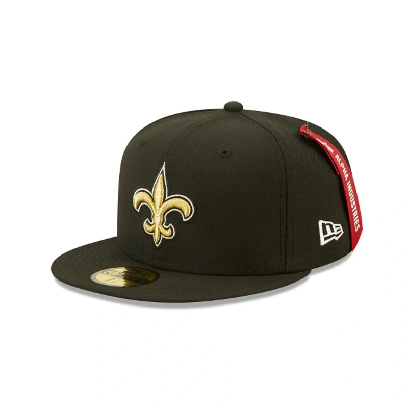 Alpha Industries X New Orleans Saints 59FIFTY Fitted Hat