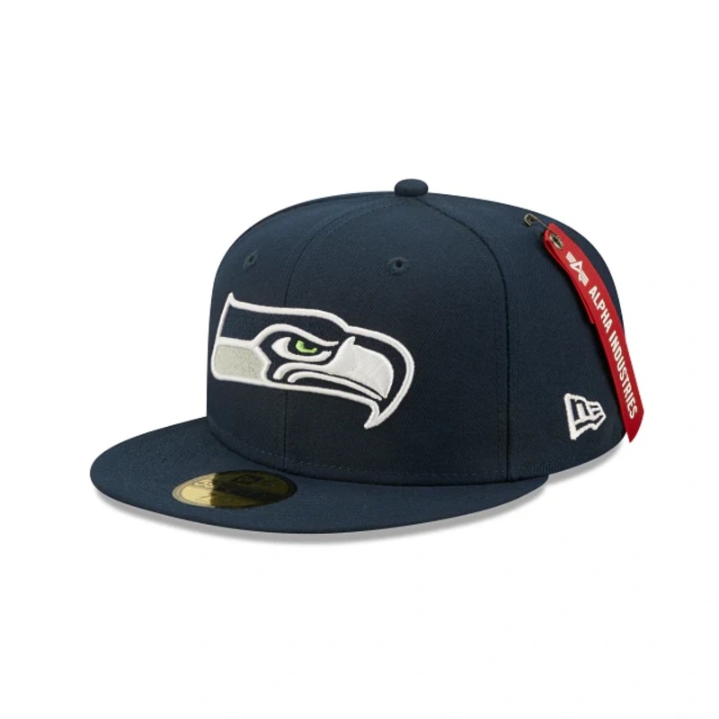 Alpha Industries X Seattle Seahawks 59FIFTY Fitted Hat