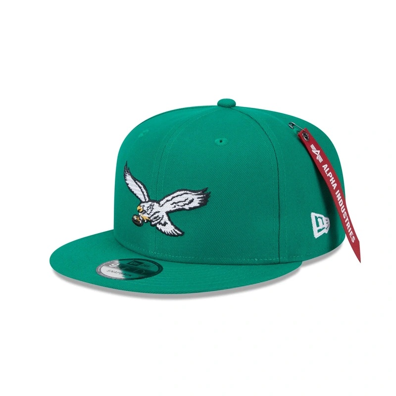 Alpha Industries x Philadelphia Eagles Historic Green 9FIFTY Snapback