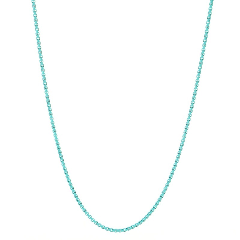 Bel Aire Convertible Chain Necklace Stainless Steel with Acrylic and 14K Yellow Gold