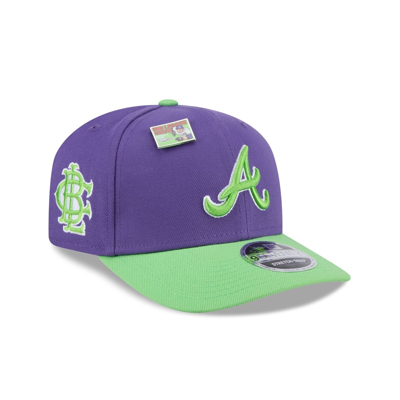 Big League Chew X Atlanta Braves Swingin’ Sour Apple 9SEVENTY Stretch-Snap Hat