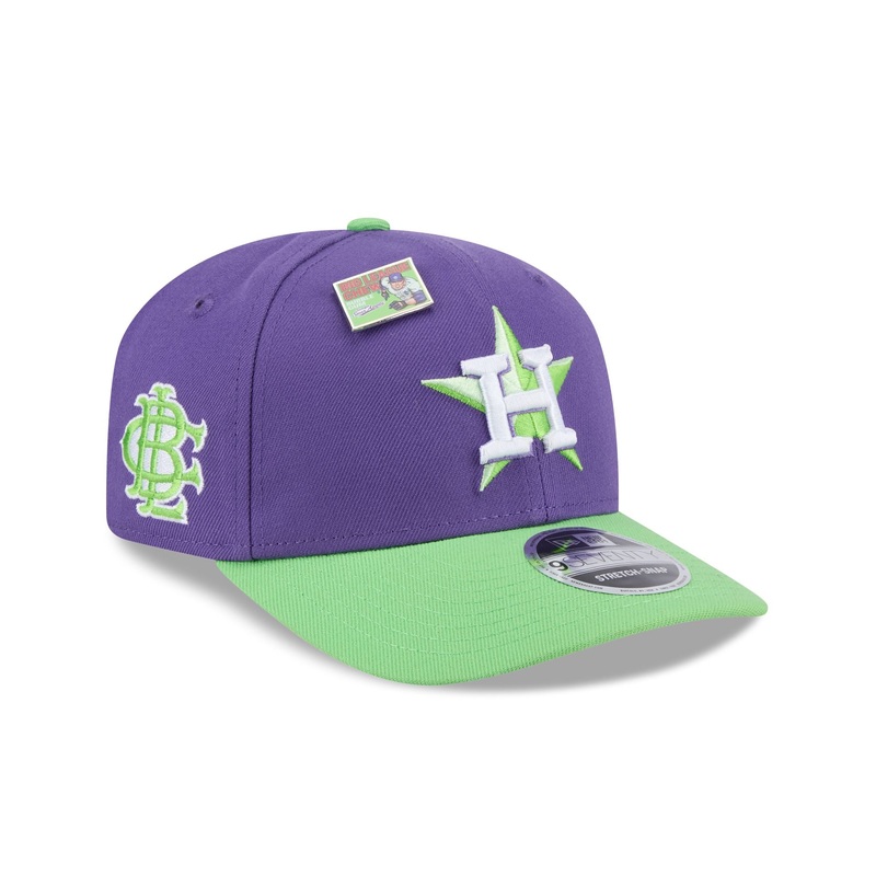 Big League Chew X Houston Astros Swingin’ Sour Apple 9SEVENTY Stretch-Snap Hat