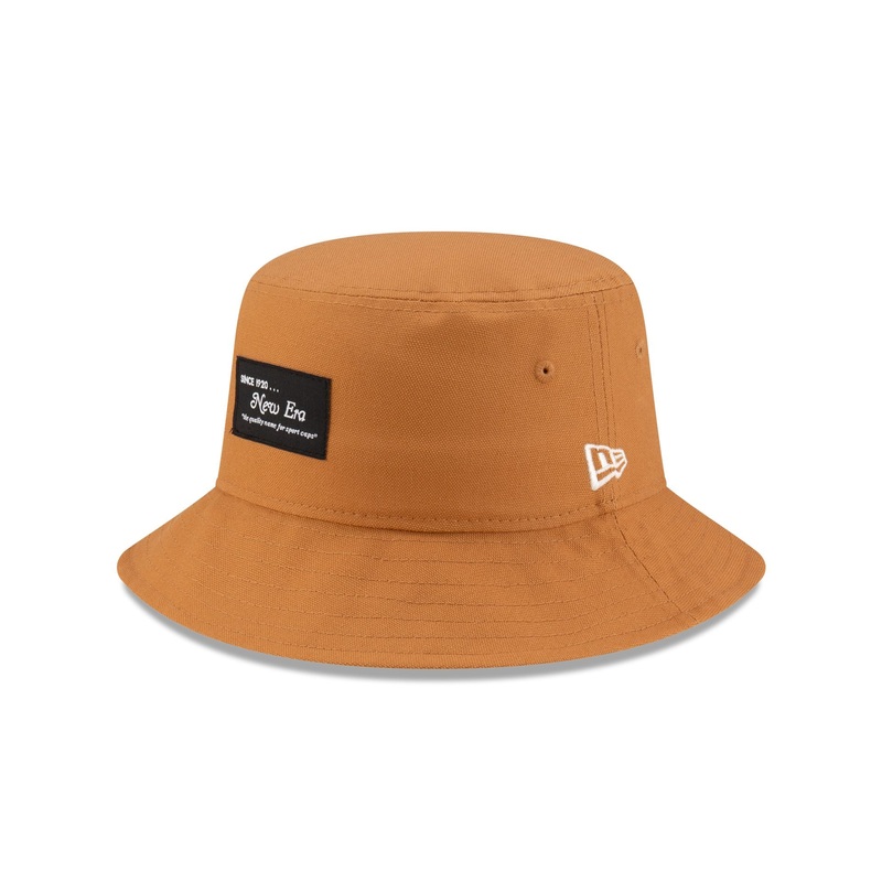 Brown Duck Canvas Bucket Hat