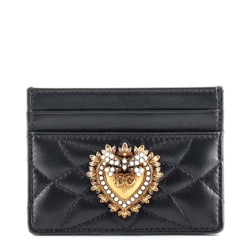 Devotion Card Holder Quilted Leather S744816591639