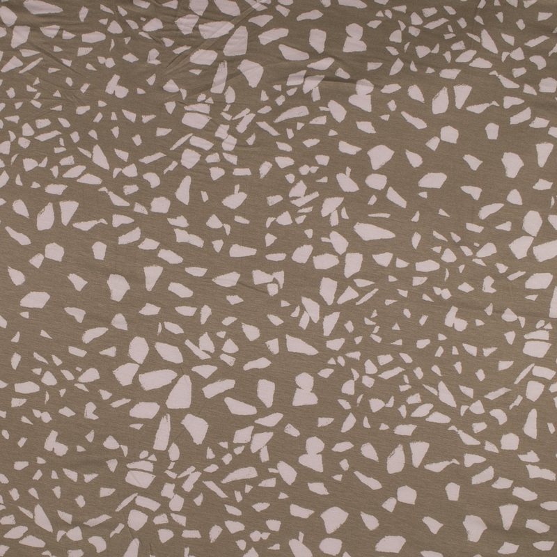 Printed Viscose Knit  LAYLA  002  Sand